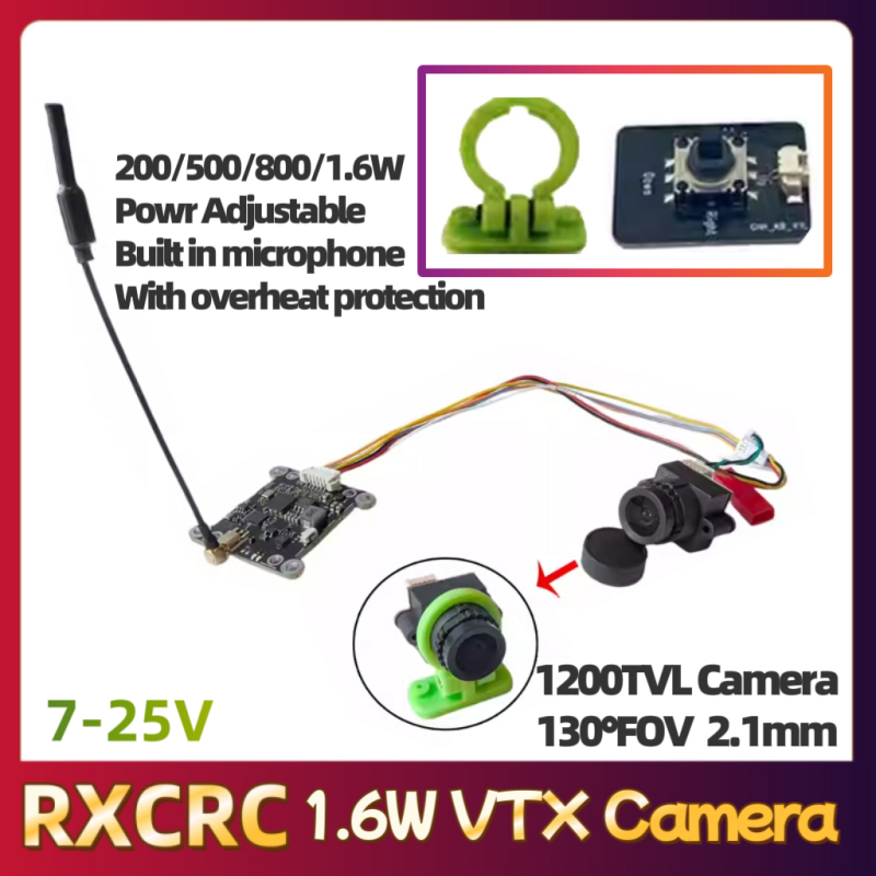 RXCRC 5.8G Module 48CH 1.6W VT - Fpv Drone Camera ulasan dan harga